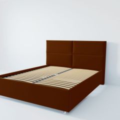 Кровать Корсика с ортопедическим основанием 900 (велюр бордо) в Урае - uray.mebel24.online | фото 2