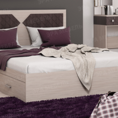 Кровать Николь 1600 (ясень) в Урае - uray.mebel24.online | фото 1