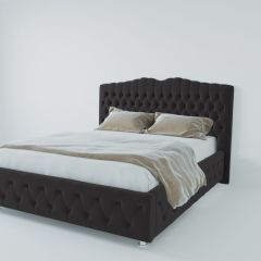 Кровать Нягань с ПМ 1800 (экокожа кольт ч) в Урае - uray.mebel24.online | фото 2