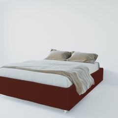 Кровать Подиум с ортопедическим основанием 900 (велюр бордо) в Урае - uray.mebel24.online | фото 3