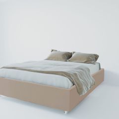 Кровать Подиум с ПМ 1200 (велюр серый) в Урае - uray.mebel24.online | фото
