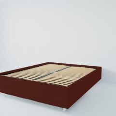 Кровать Подиум с ортопедическим основанием 900 (велюр бордо) в Урае - uray.mebel24.online | фото 2