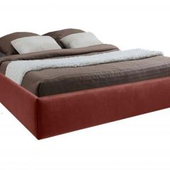Кровать Подиум с ПМ 1600 (велюр бордо) в Урае - uray.mebel24.online | фото