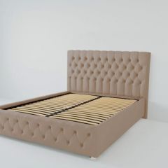 Кровать Версаль с ортопедическим основанием 800 (велюр серый) в Урае - uray.mebel24.online | фото 2