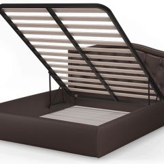 Кровать Стелла 1200*2000 Rock 12 (серо-фиолетовый) в Урае - uray.mebel24.online | фото 4