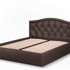 Кровать Стелла 1200 + Основание (Лесмо brown) коричневый в Урае - uray.mebel24.online | фото 3