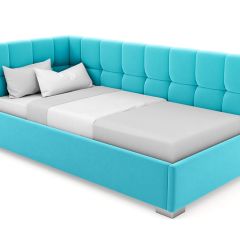 Кровать угловая Мия интерьерная +основание (90х200) в Урае - uray.mebel24.online | фото 7