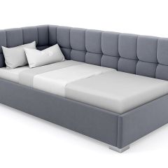 Кровать угловая Мия интерьерная +основание (90х200) в Урае - uray.mebel24.online | фото 8