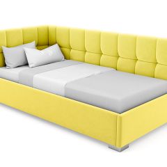 Кровать угловая Мия интерьерная +основание (90х200) в Урае - uray.mebel24.online | фото 13