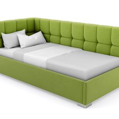 Кровать угловая Мия интерьерная +основание (90х200) в Урае - uray.mebel24.online | фото 19