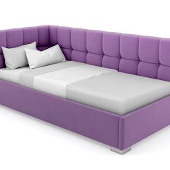 Кровать угловая Мия интерьерная +основание (90х200) в Урае - uray.mebel24.online | фото 20