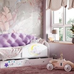 Кровать Звездочка на щитах + Бортик в Урае - uray.mebel24.online | фото 3