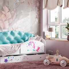 Кровать Звездочка на щитах + Бортик в Урае - uray.mebel24.online | фото 6
