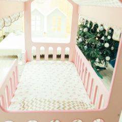 Кровать-домик без ящика 800*1600 (Розовый) в Урае - uray.mebel24.online | фото 3