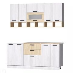 Кухонный гарнитур Сорренто 1800 (Анкор Светлый/Дуб Сонома) в Урае - uray.mebel24.online | фото 2