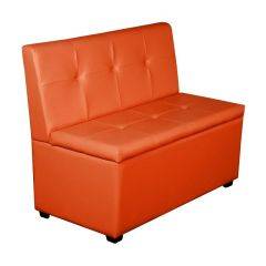 Кухонный диван Уют-1 (1000) Оранжевый в Урае - uray.mebel24.online | фото
