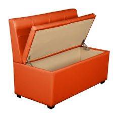 Кухонный диван Уют-1 (1000) Оранжевый в Урае - uray.mebel24.online | фото 2