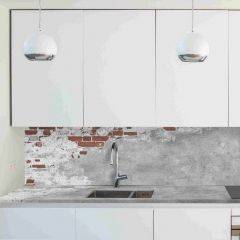 Кухонный фартук со столешницей (А-01) в едином стиле (3050 мм) в Урае - uray.mebel24.online | фото