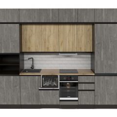 Кухонный гарнитур Адажио люкс 3000 мм в Урае - uray.mebel24.online | фото 3