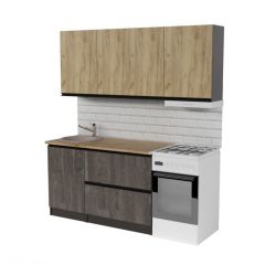 Кухонный гарнитур Адажио макси 1800 мм в Урае - uray.mebel24.online | фото 4