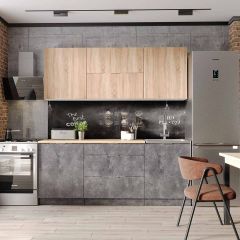 Кухонный гарнитур Асти-дуб сонома 1,8 в Урае - uray.mebel24.online | фото 1