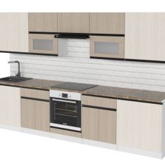 Кухонный гарнитур Кварц экстра 3000 мм в Урае - uray.mebel24.online | фото 4