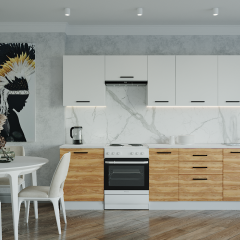 Кухонный гарнитур Лада 3000 (Стол. 26мм) в Урае - uray.mebel24.online | фото