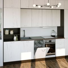 Кухонный гарнитур Лоретта люкс 3000 мм в Урае - uray.mebel24.online | фото