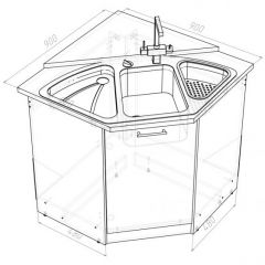 Кухонный гарнитур Лоретта оптима 1500х1800 мм в Урае - uray.mebel24.online | фото 18