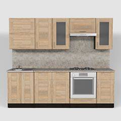 Кухонный гарнитур Ника базис 2400 в Урае - uray.mebel24.online | фото 3