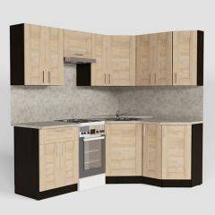 Кухонный гарнитур Ника мега оптима 2100*1500 в Урае - uray.mebel24.online | фото 2