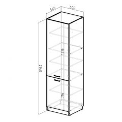 Кухонный гарнитур Ноктюрн оптима 1800х2400 мм в Урае - uray.mebel24.online | фото 10