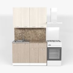 Кухонный гарнитур Ольга лайт 1 1200 мм в Урае - uray.mebel24.online | фото 3