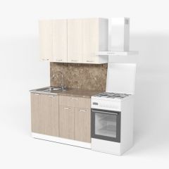 Кухонный гарнитур Ольга лайт 1 1200 мм в Урае - uray.mebel24.online | фото 4