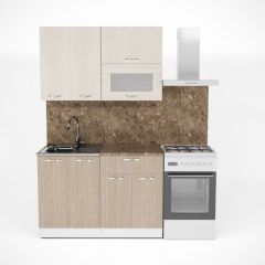 Кухонный гарнитур Ольга лайт 2 1200 мм в Урае - uray.mebel24.online | фото 3