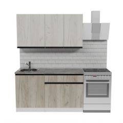 Кухонный гарнитур Паола медиум 1400 мм в Урае - uray.mebel24.online | фото 3