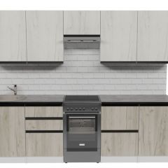 Кухонный гарнитур Паола мега 2500 мм в Урае - uray.mebel24.online | фото 3