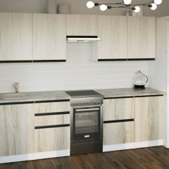 Кухонный гарнитур Паола мега 2500 мм в Урае - uray.mebel24.online | фото