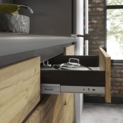 Кухонный гарнитур Лофт 2.0 (Дуб Крафт/Венге) в Урае - uray.mebel24.online | фото 2