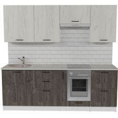 Кухонный гарнитур Сиена компакт 2200 мм в Урае - uray.mebel24.online | фото 3
