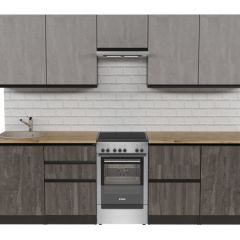 Кухонный гарнитур Симфония мега 2500 мм в Урае - uray.mebel24.online | фото 3