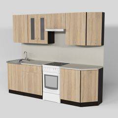 Кухонный гарнитур Симона базис 2400 в Урае - uray.mebel24.online | фото 2