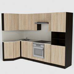 Кухонный гарнитур Симона гранд прайм 1400*2600 в Урае - uray.mebel24.online | фото 2