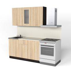 Кухонный гарнитур Симона медиум 1400 в Урае - uray.mebel24.online | фото 2