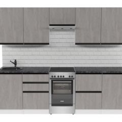 Кухонный гарнитур Сюита мега 2500 мм в Урае - uray.mebel24.online | фото 3