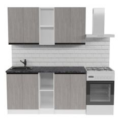 Кухонный гарнитур Сюита нормал 1500 мм в Урае - uray.mebel24.online | фото 3