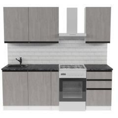 Кухонный гарнитур Сюита стандарт 1600 мм в Урае - uray.mebel24.online | фото 3