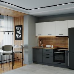 Кухонный гарнитур Вегас 2550 (Стол. 26мм) в Урае - uray.mebel24.online | фото