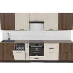 Кухонный гарнитур Яшма 3000 мм в Урае - uray.mebel24.online | фото 3