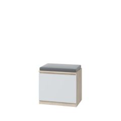 ЛОРИ Прихожая  (дуб сонома светлый/белый) в Урае - uray.mebel24.online | фото 6